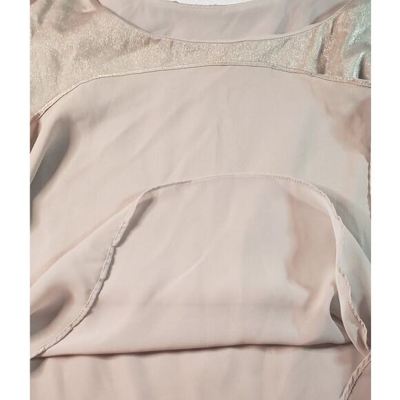 Bar lll Womens Pink Shimmer Camisole Plus Size 2X Casual Party Evening Wear - Picture 5 of 7